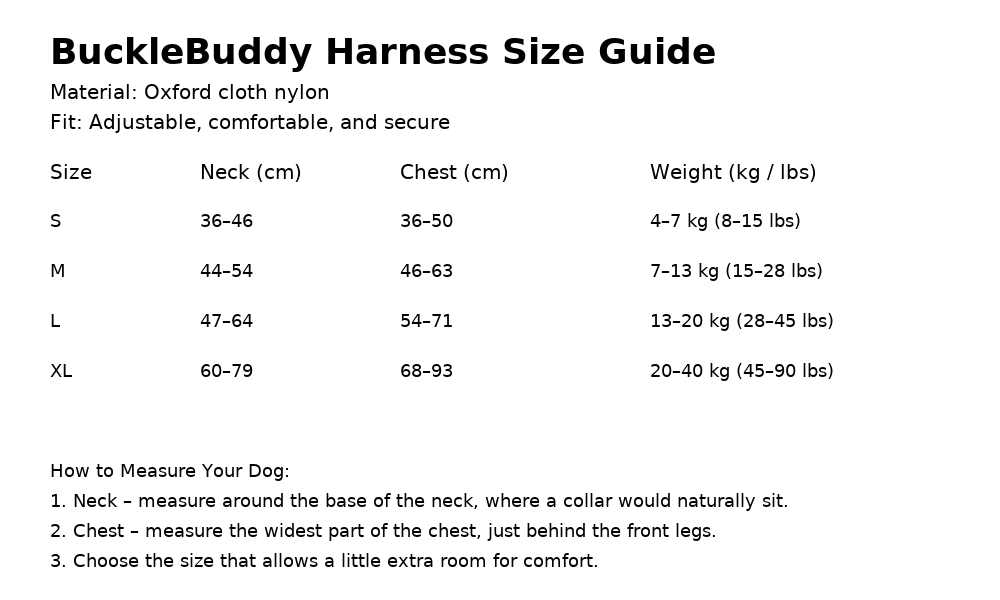 BuckleBuddy Harness